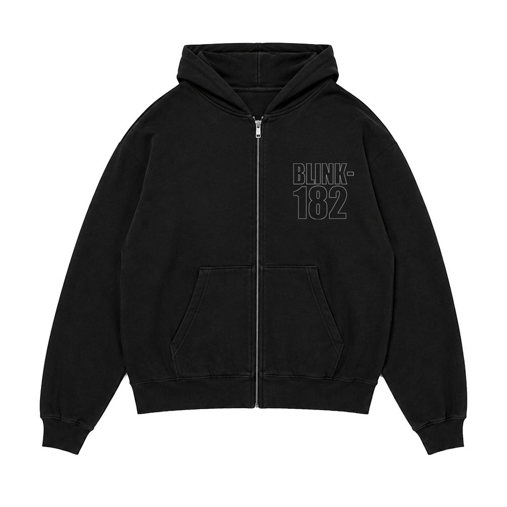 PLEASURES x blink-182 Bunny Peek Zip Hoodie - blink-182 Official Store