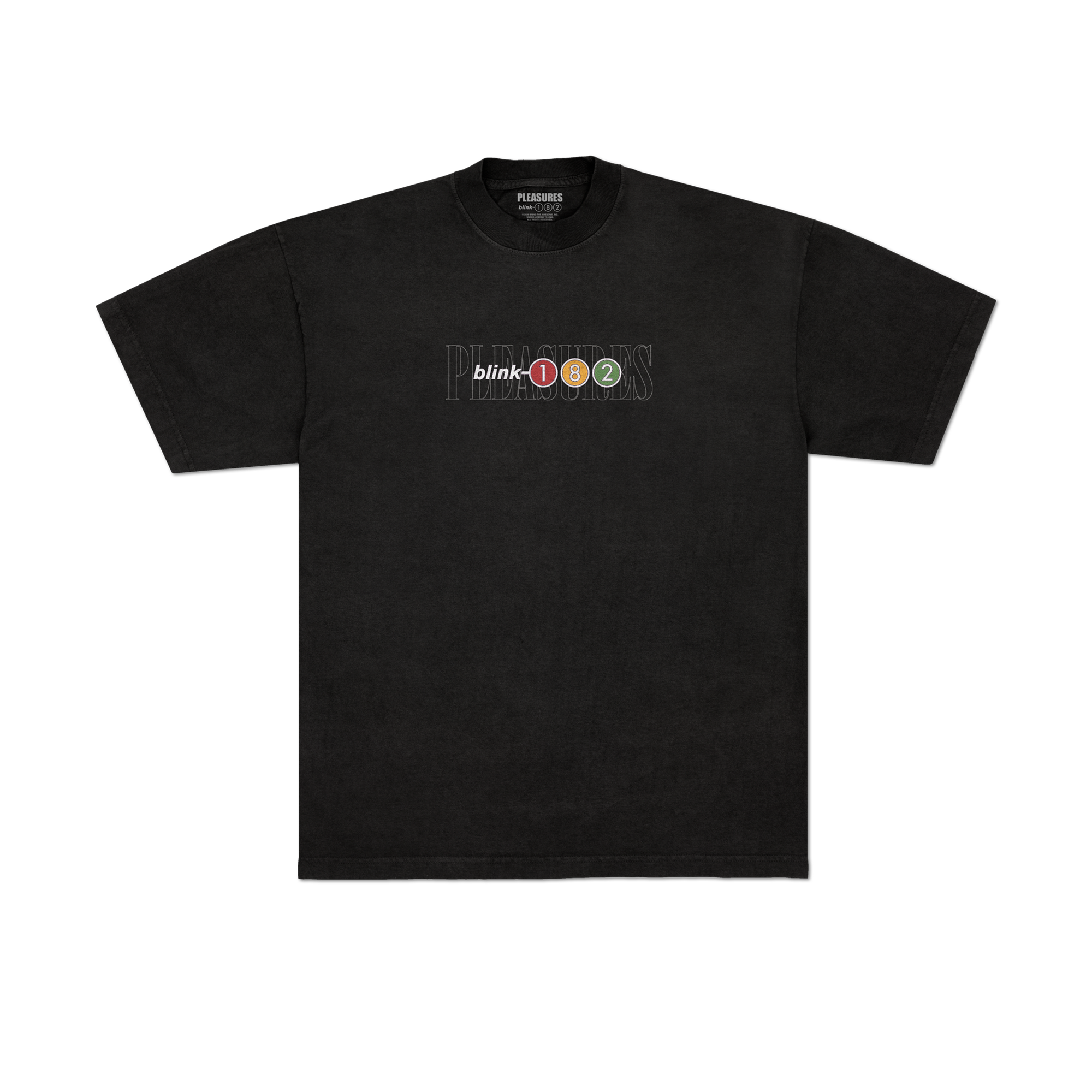 PLEASURES x blink-182 Tracklist Photo T-Shirt - blink-182 Official
