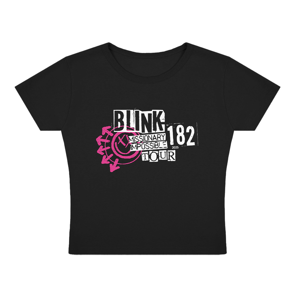 Missionary Impossible Tour Women's Crop T-Shirt - blink-182