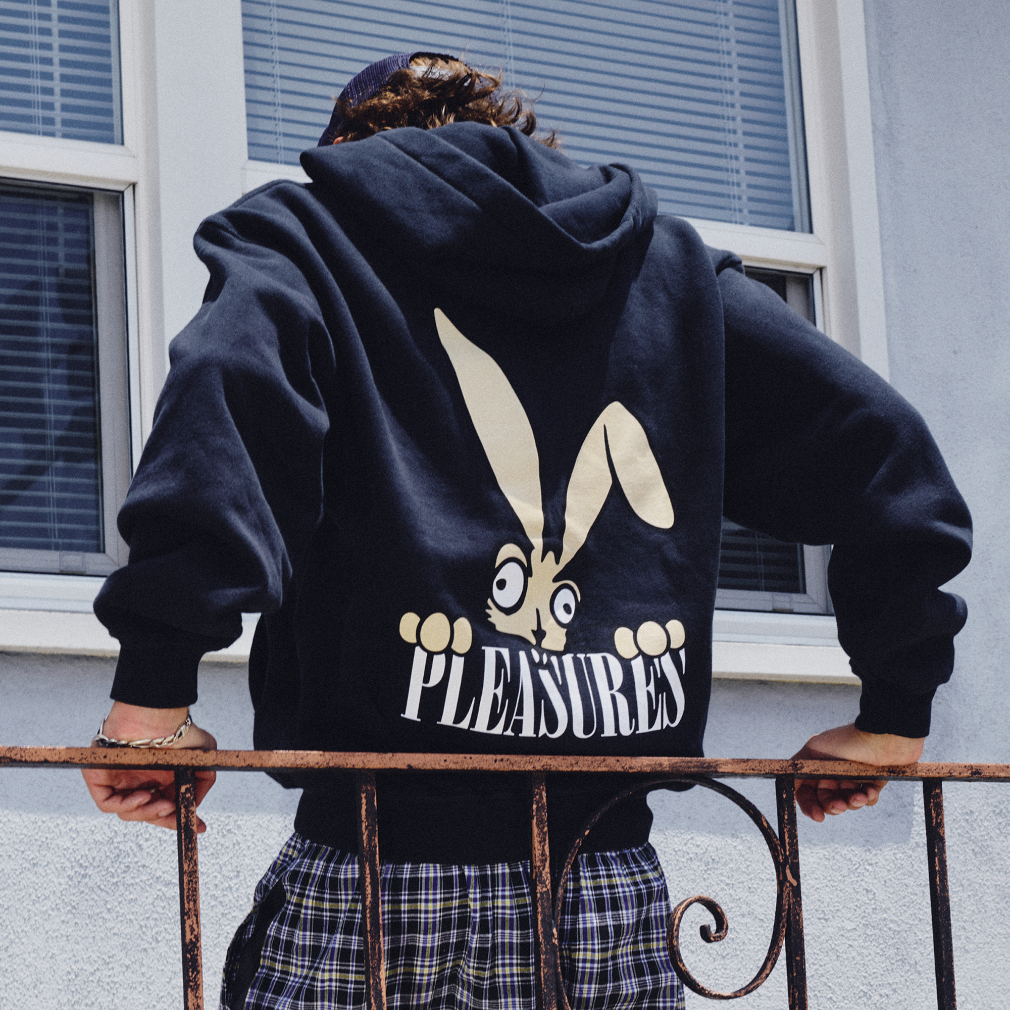 PLEASURES x blink-182 Bunny Peek Zip Hoodie - blink-182 Official Store PLEASURES x blink-182 Bunny Peek Zip Hoodie - blink-182 Official Store