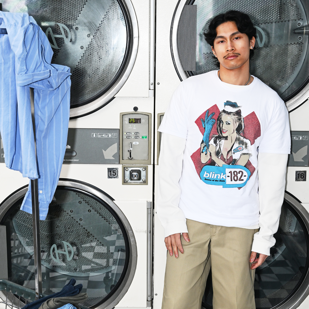 Enema of the State White T-Shirt - blink-182 Official Store
