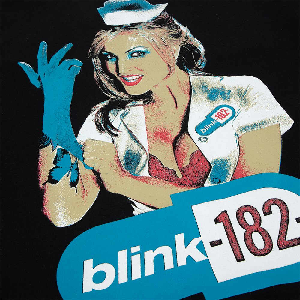 Enema of the State Black Crewneck Front Detail