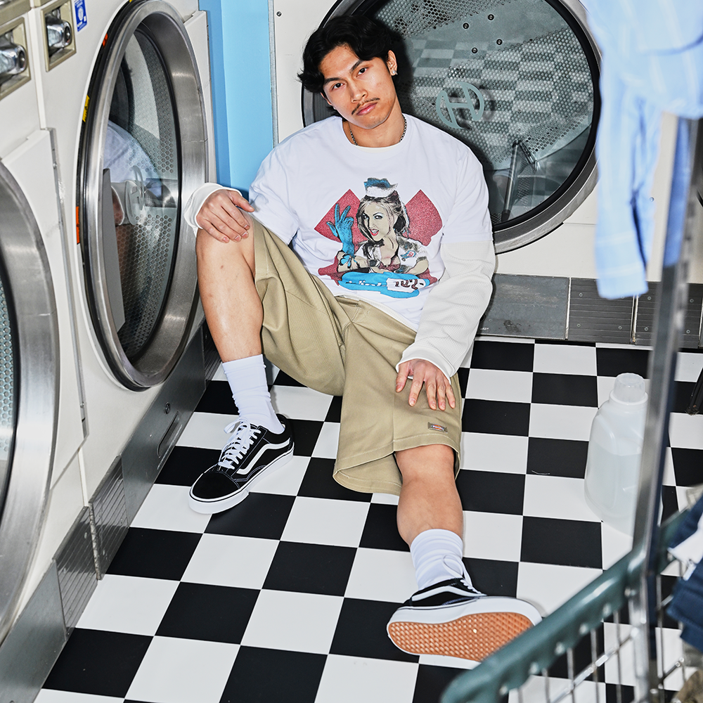Enema of the State White T-Shirt Model 4
