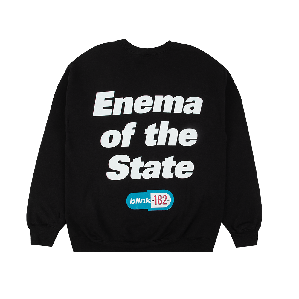 Enema of the State Black Crewneck Back