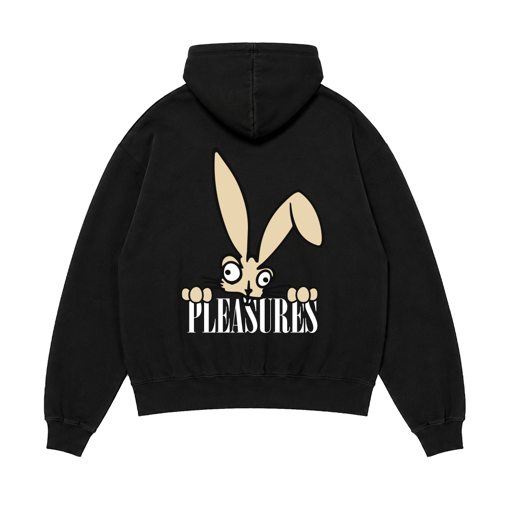 Pleasures x blink-182 Bunny Peek Zip Hoodie back
