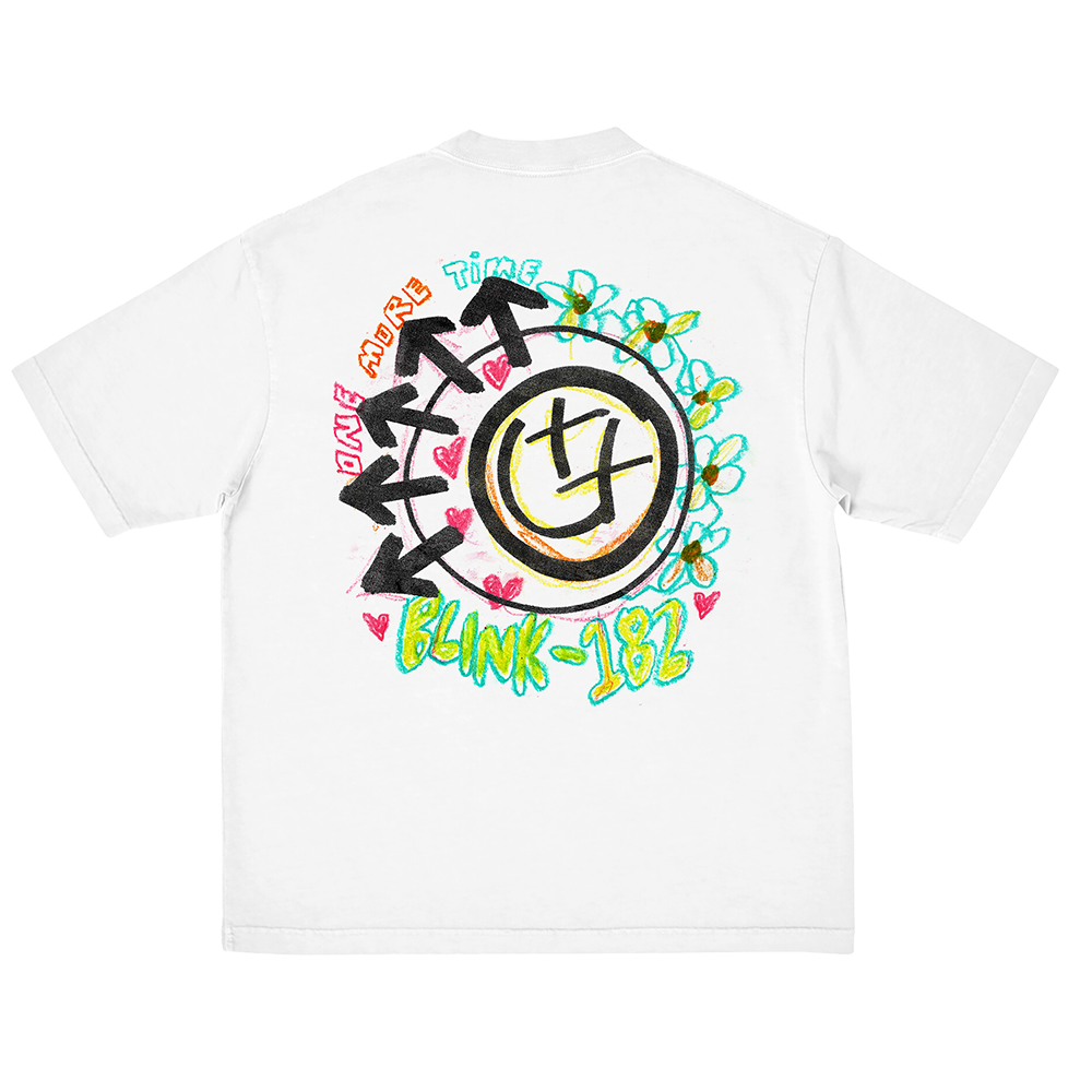 One More Time Smiley Sketch T-Shirt - blink-182 Official Store One More Time Smiley Sketch T-Shirt - blink-182 Official Store