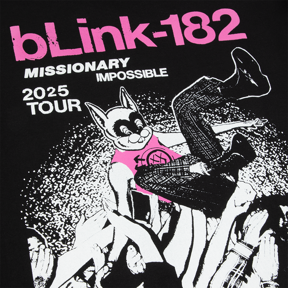 Missionary Impossible Tour Black T-Shirt Detail
