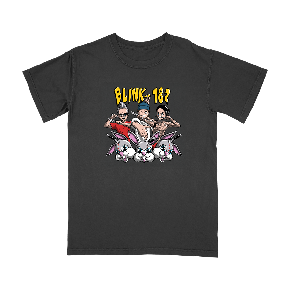 Anime Band vs Bunny Battle T-Shirt