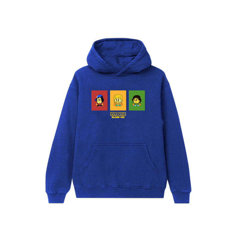 PAC-MAN x BLINK-182 Snack Breaks Characters Youth Hoodie
