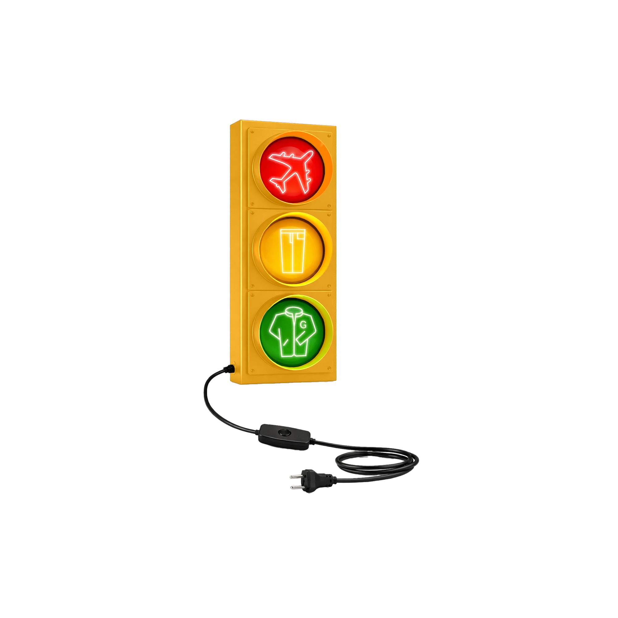 TOYPAJ Traffic Light (YELLOW)