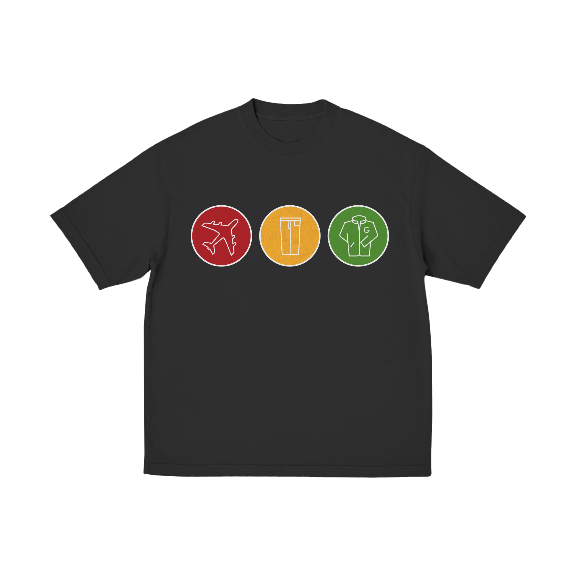 TOYPAJ Classic Icons Black T-Shirt
