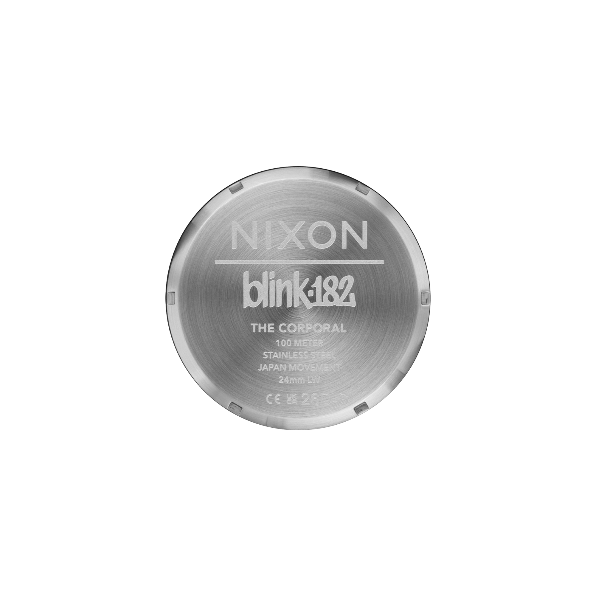 Nixon x blink-182 Smiley Corporal Watch back detail