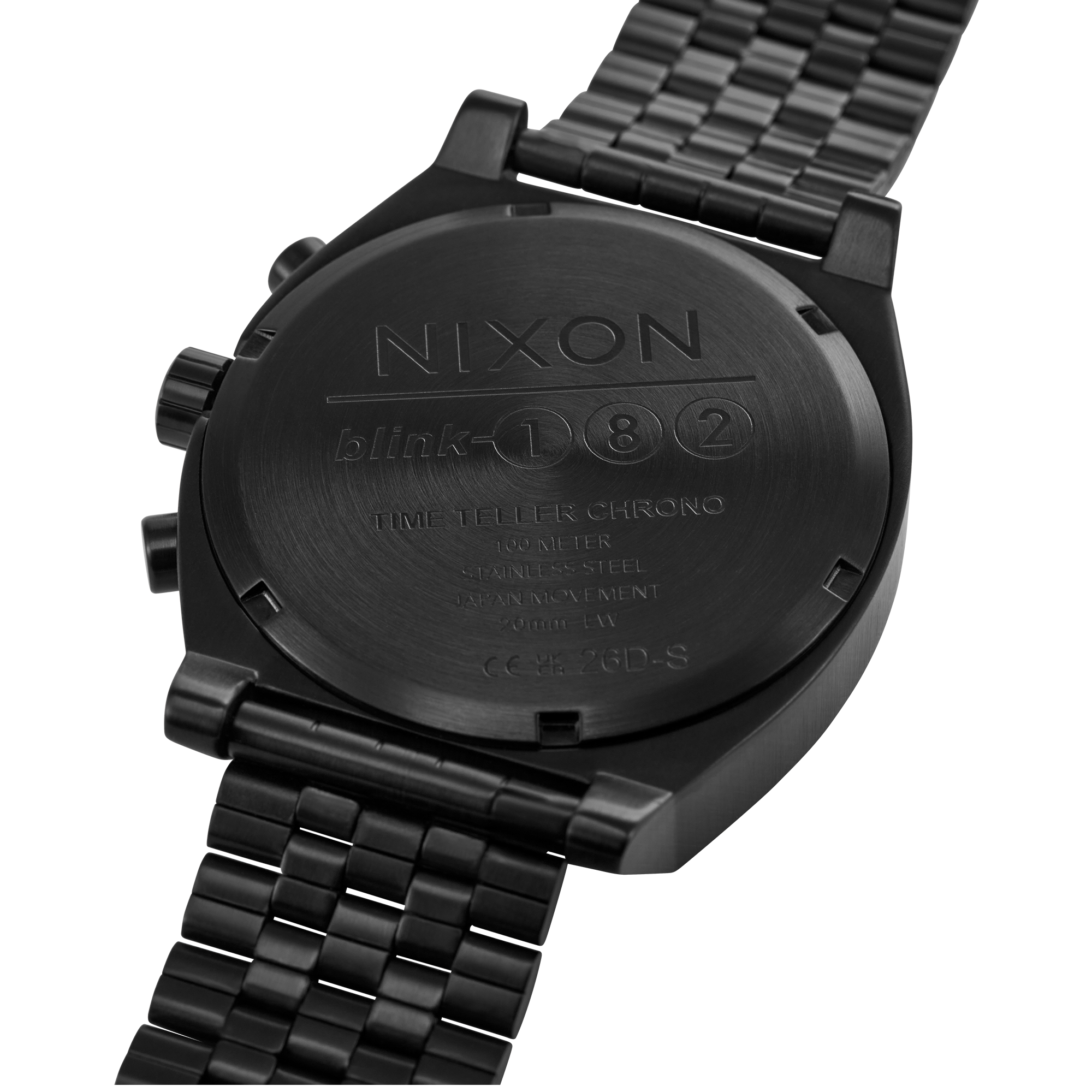 Nixon x blink-182 TOYPAJ The Time Teller Chrono Watch back